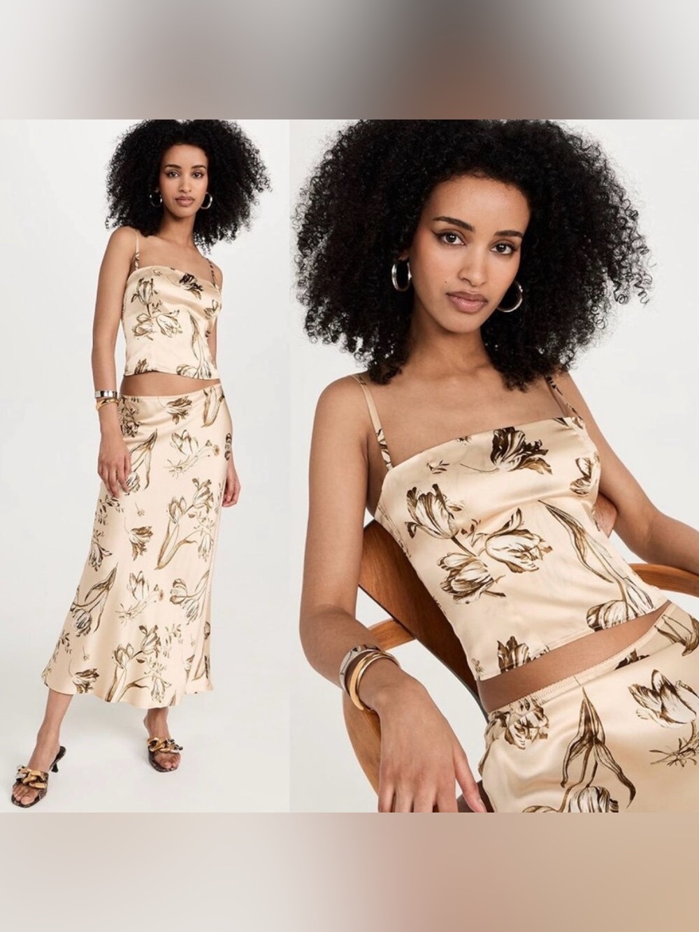Reformation Overland Top and Layla Skirt